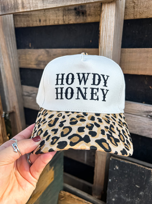 Howdy Honey Leopard Hat