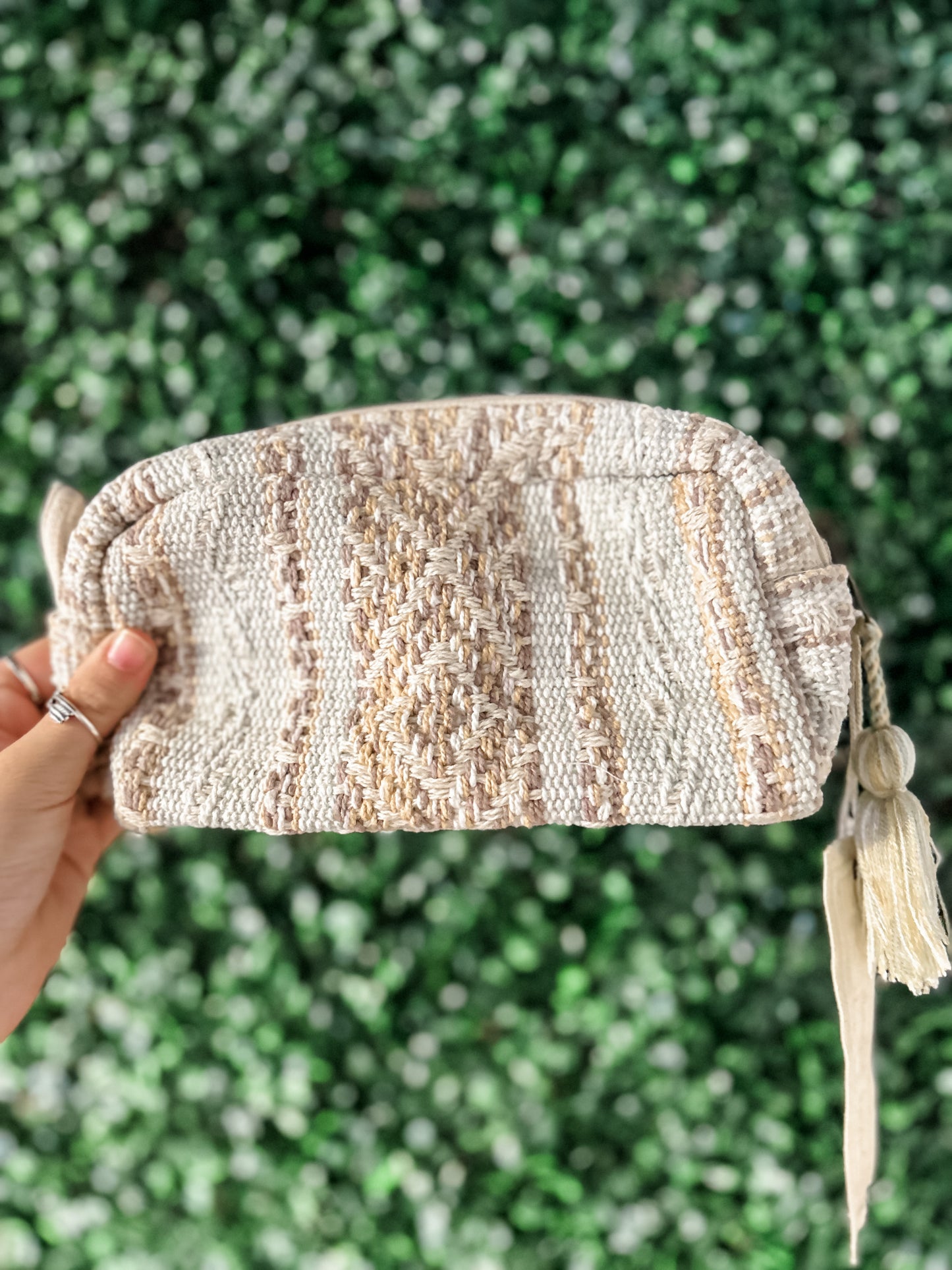 Woven Cosmetic Bag