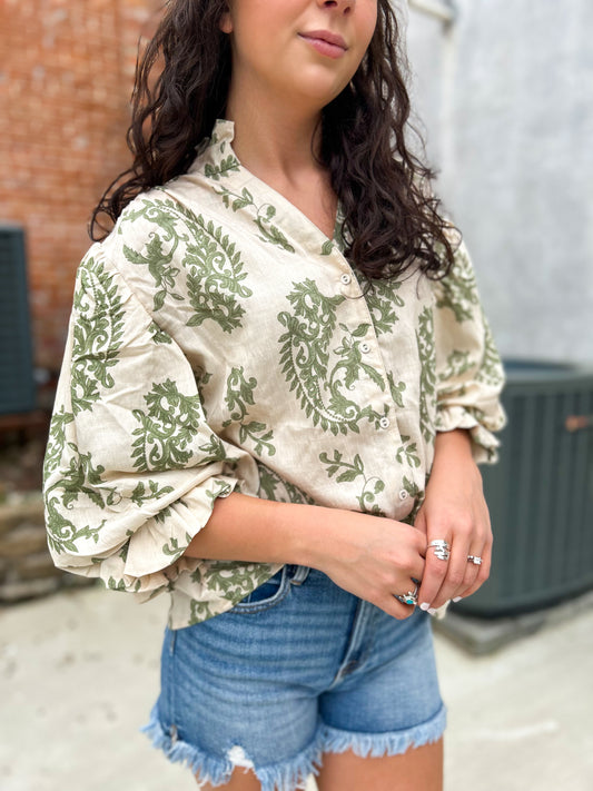 Sage & Sand Blouse