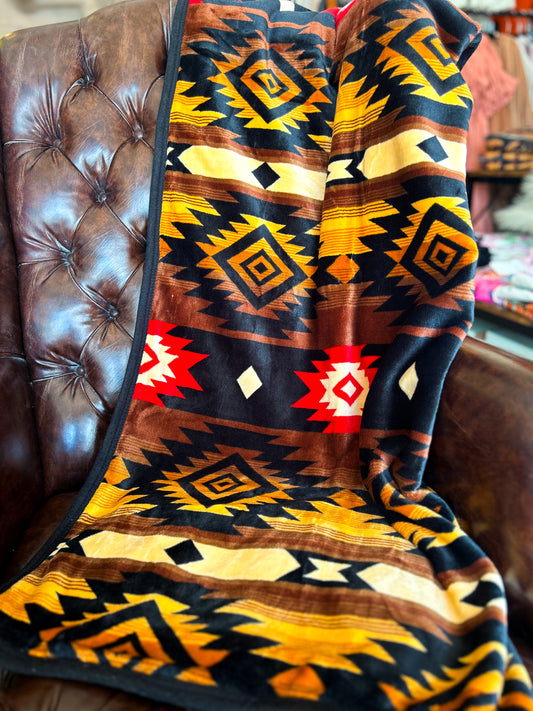 Dakota Blanket in Dark