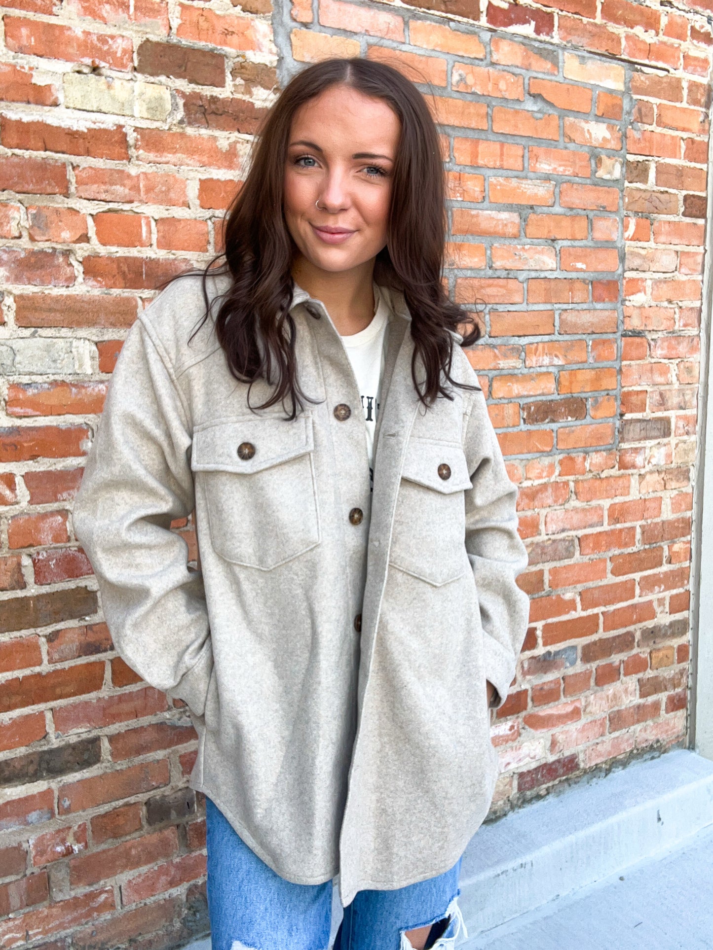 Mandy Jacket in Oatmeal