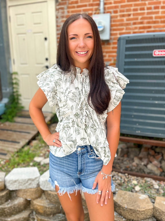 Georgia Ruffle Blouse