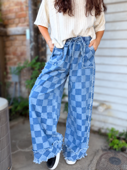 Checkmate Wide Leg Pants