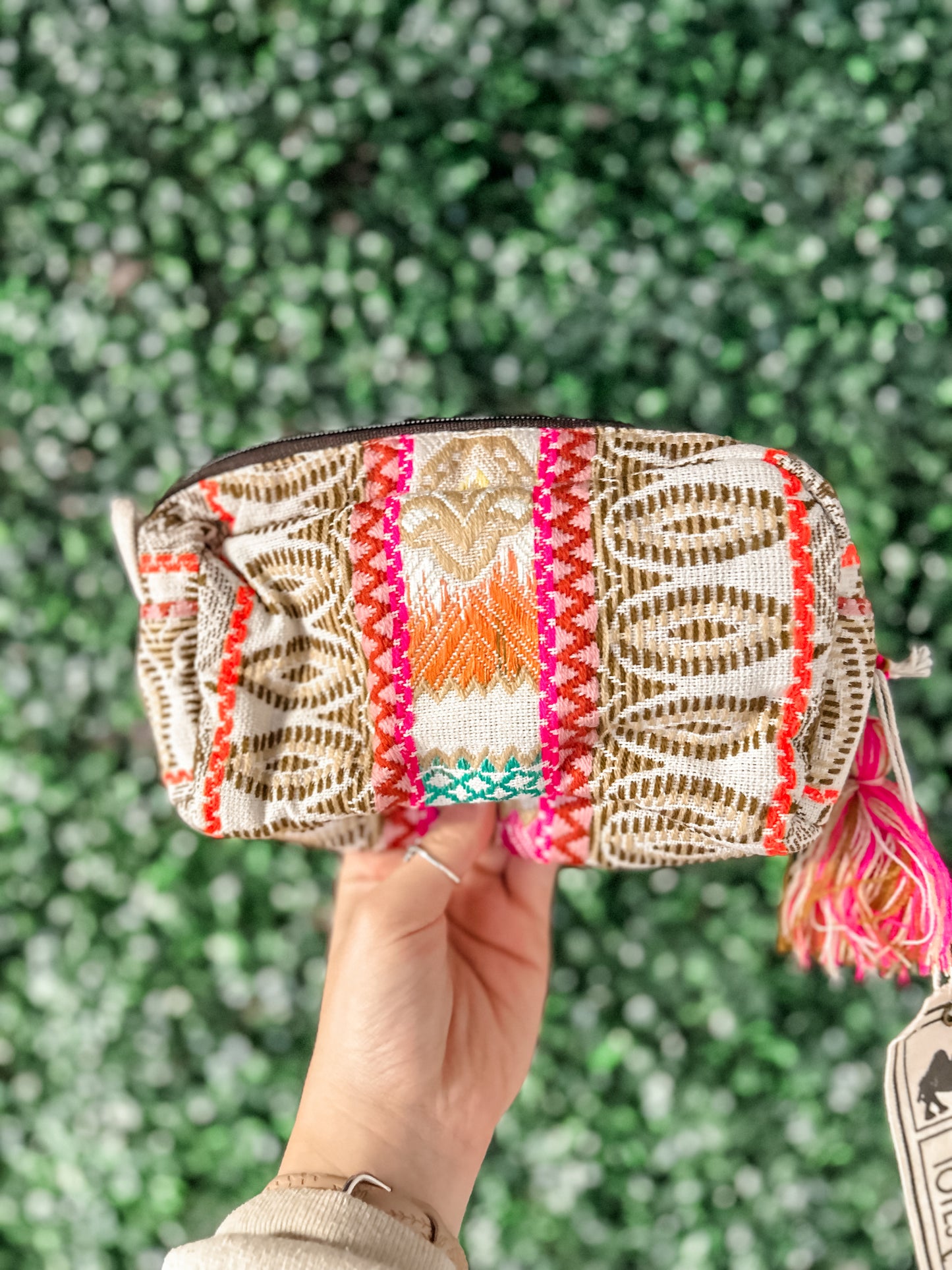 Woven Cosmetic Bag