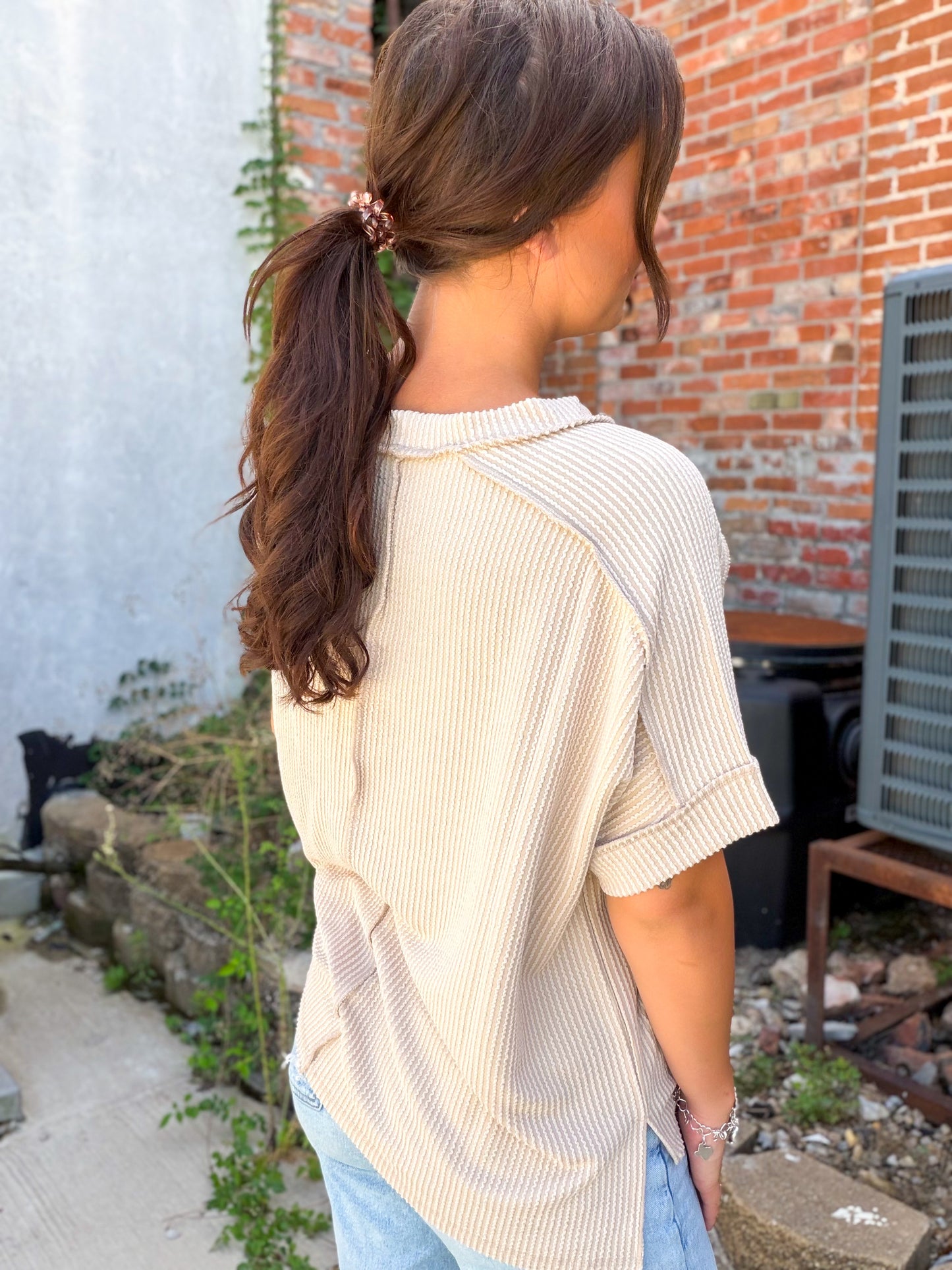 Sweet Escape Top in Sand