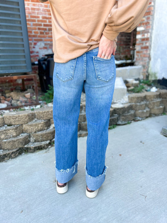 Kick Up Dust Cuffed Jean