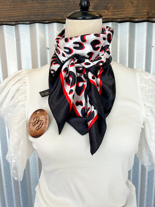 Black & Red Cheetah Wildrag