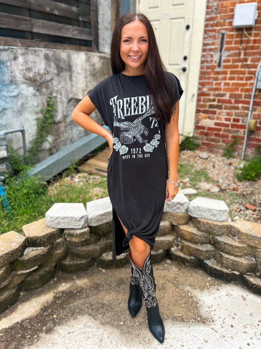 Freebird T-Shirt Dress