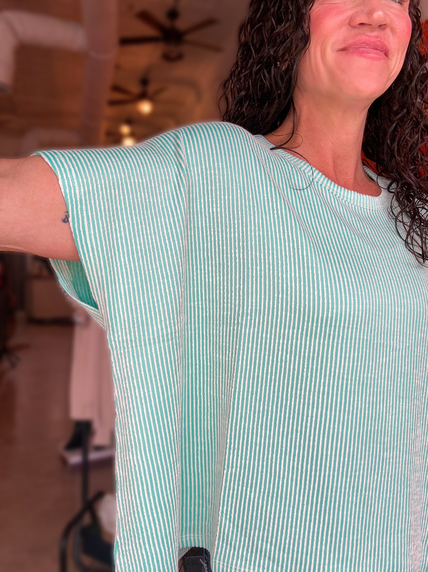 Easy Does It Top in Mint