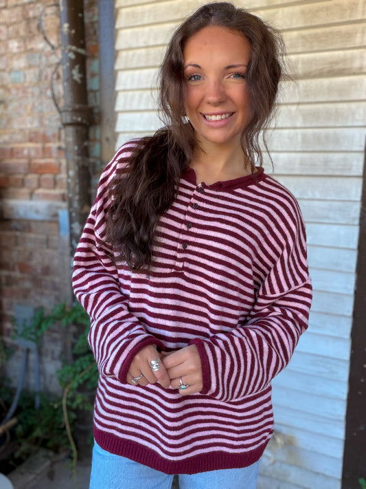 Cabernet Cozy Sweater