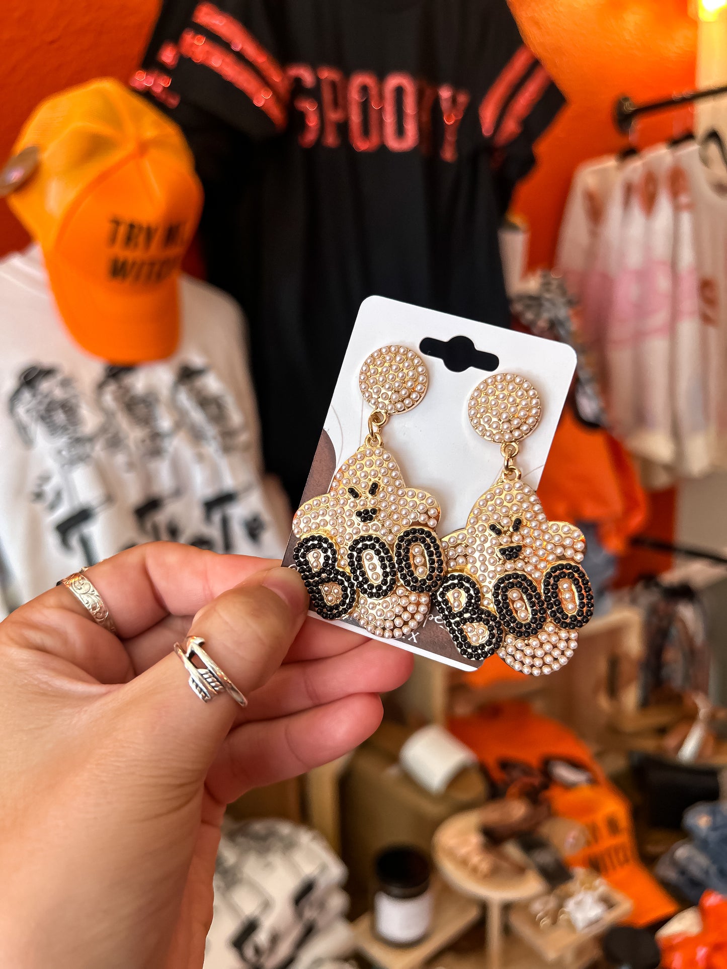 Boo Earrings