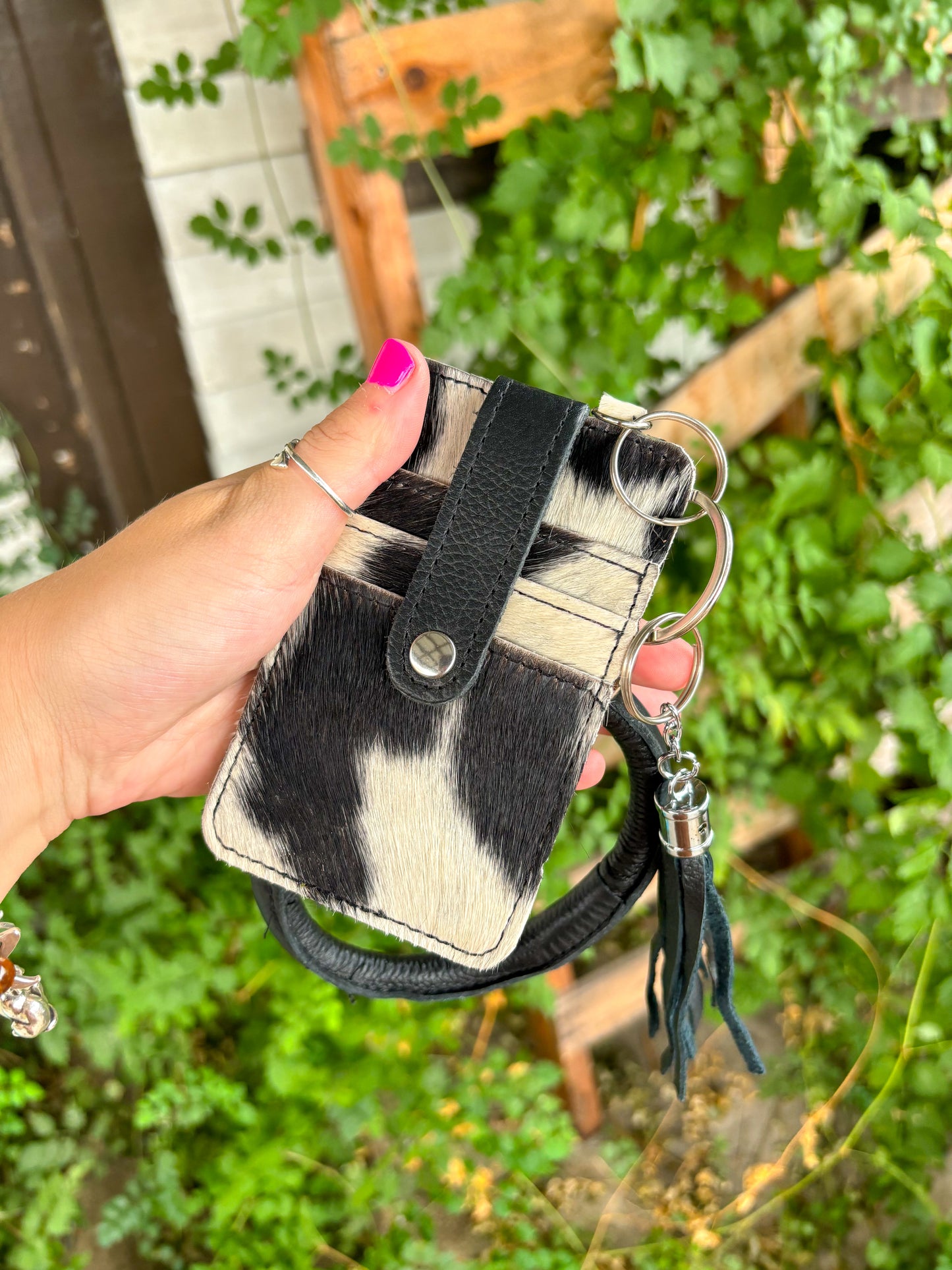 Cowhide Key Ring