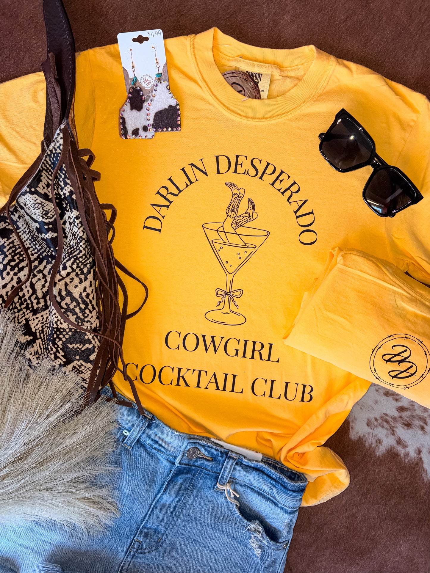 Cowgirl Cocktail Club Tee