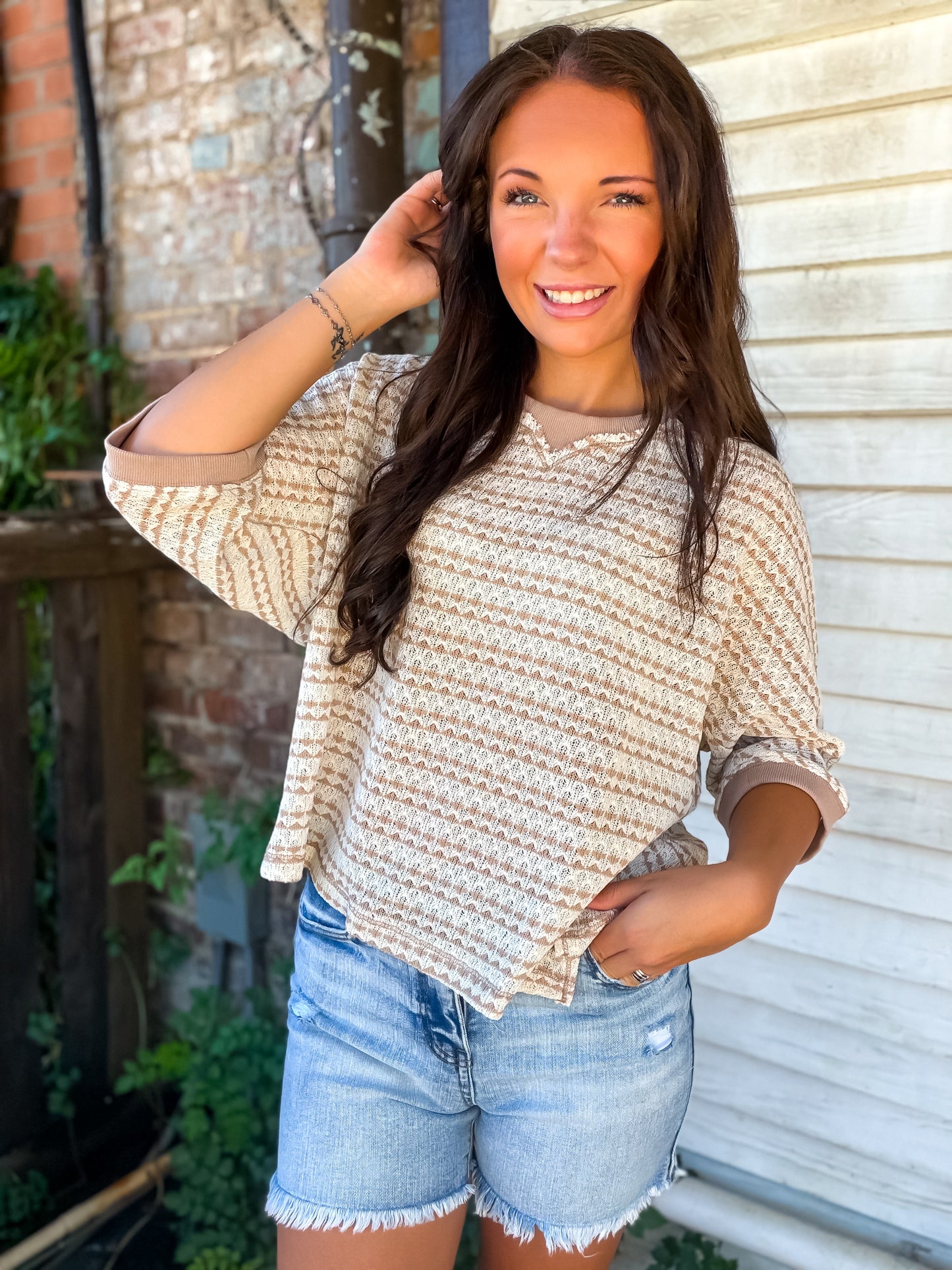 Stay Awhile Knit Top
