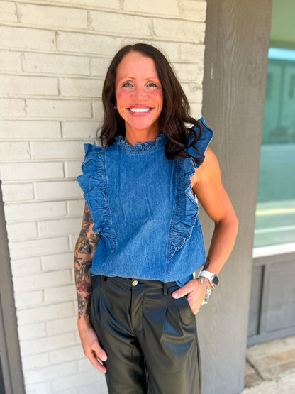 Denver Denim Blouse