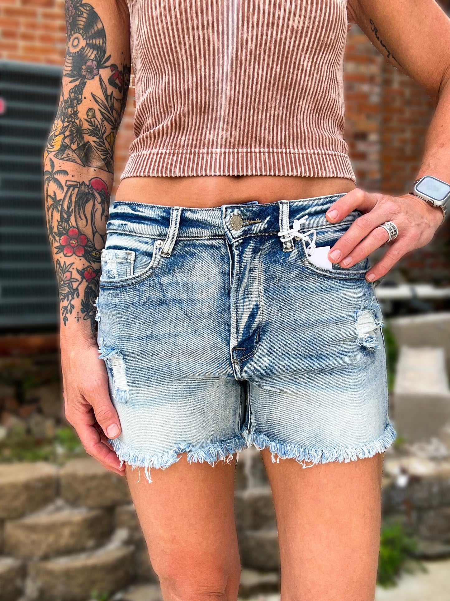 Open Road Cutoff Shorts