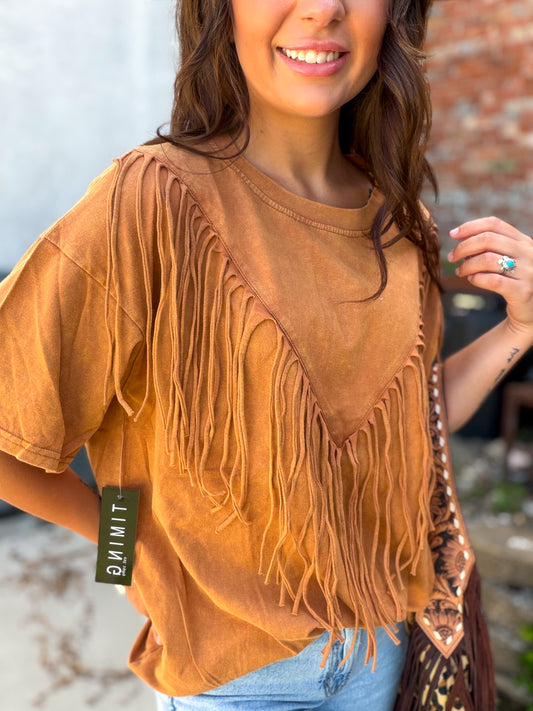 Marlowe Fringe Top