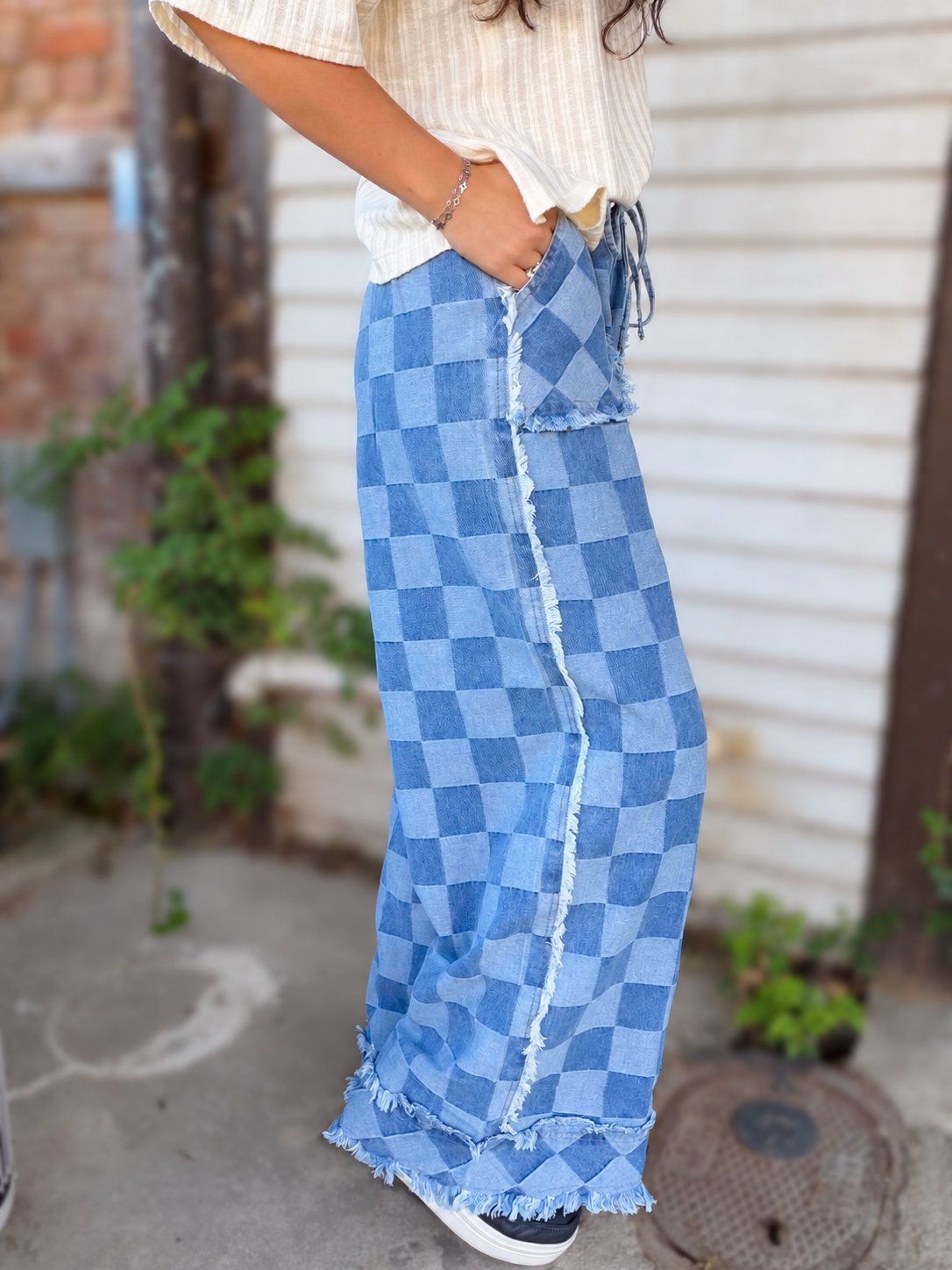 Checkmate Wide Leg Pants