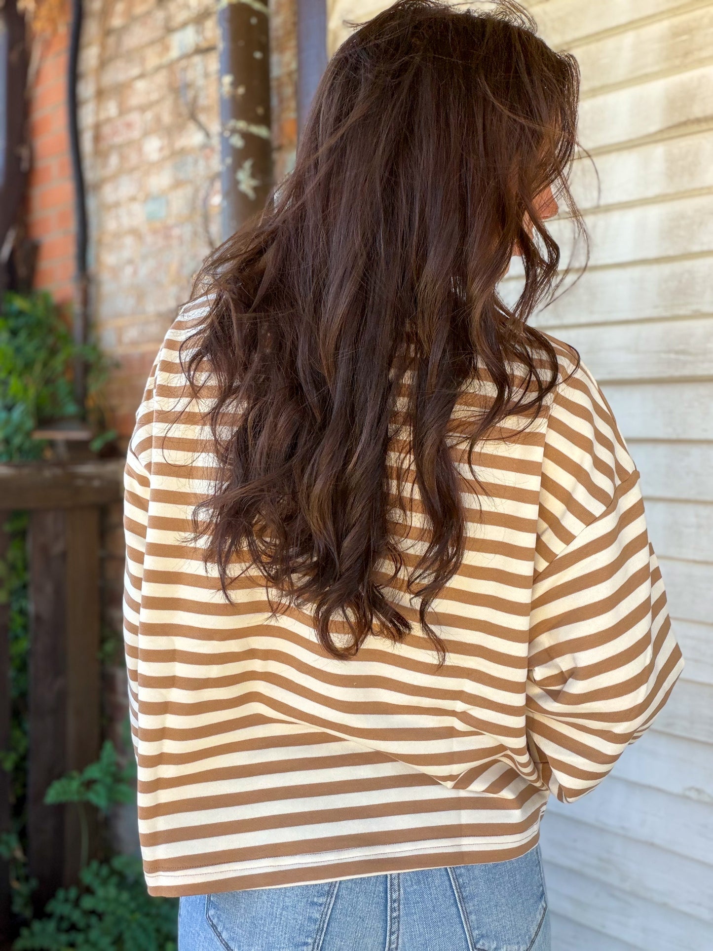 Saddle & Stripe Top
