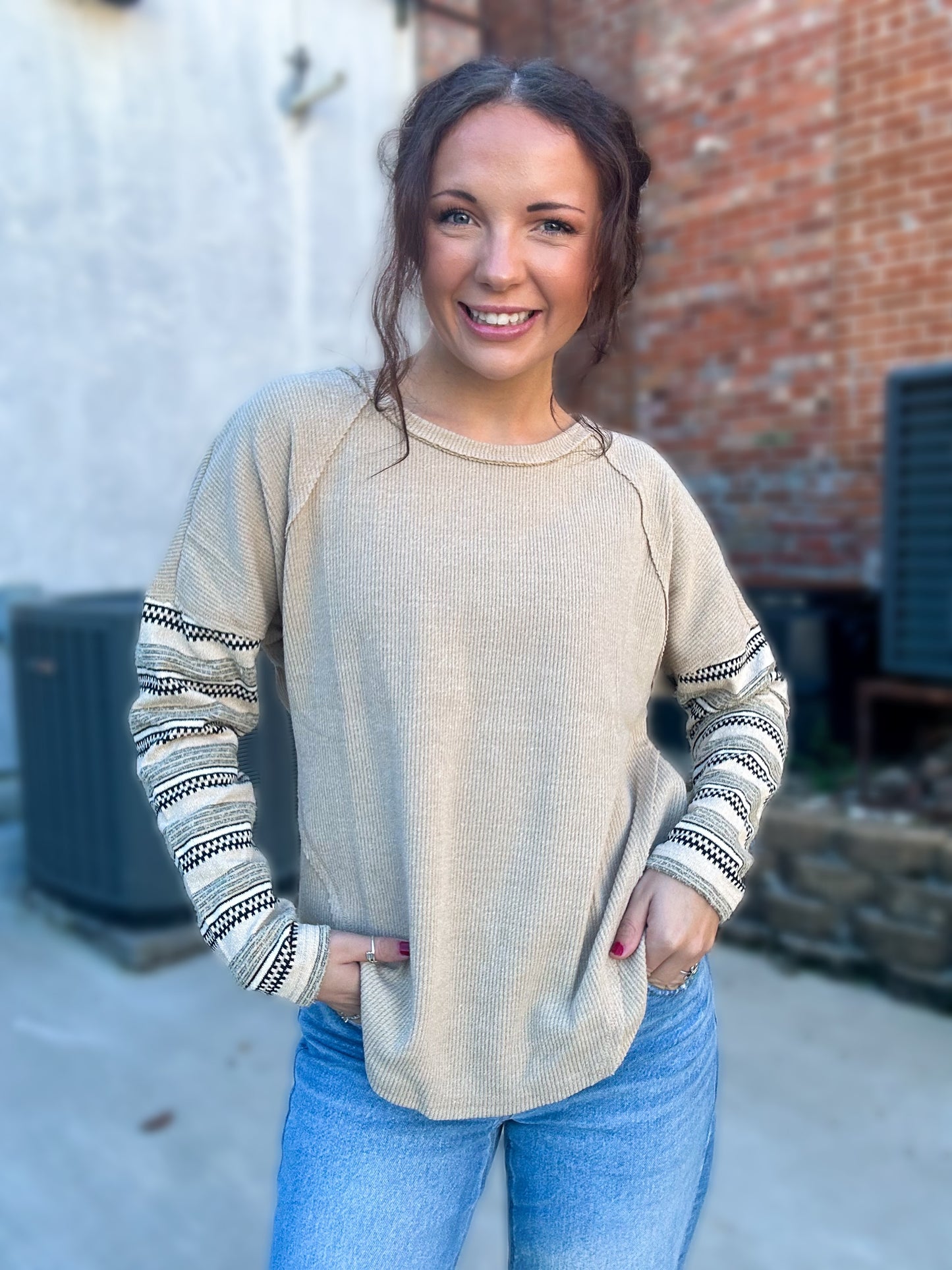 Badlands Brushed Knit Top