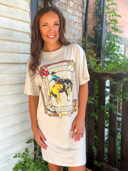 Ride the Line T-Shirt Dress
