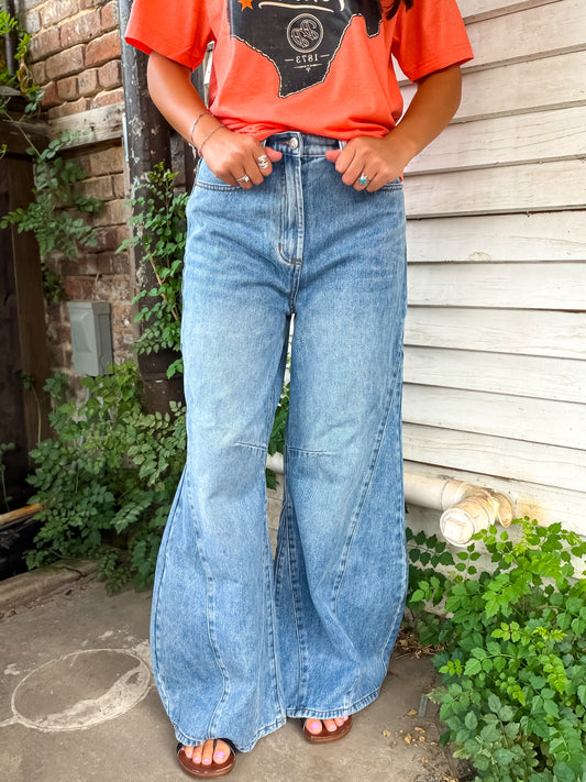 Wild West Wide Leg Jean