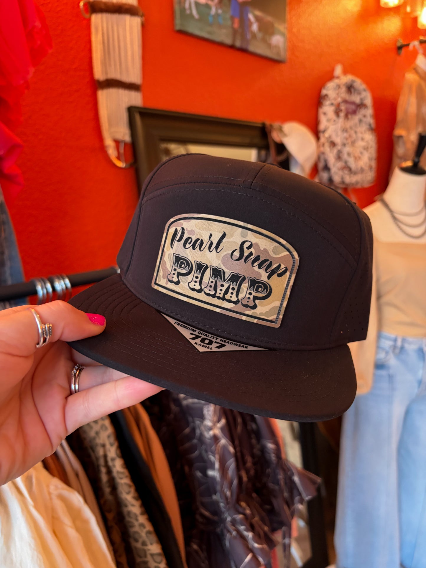 Pearl Snap Pimp Patch Snapback