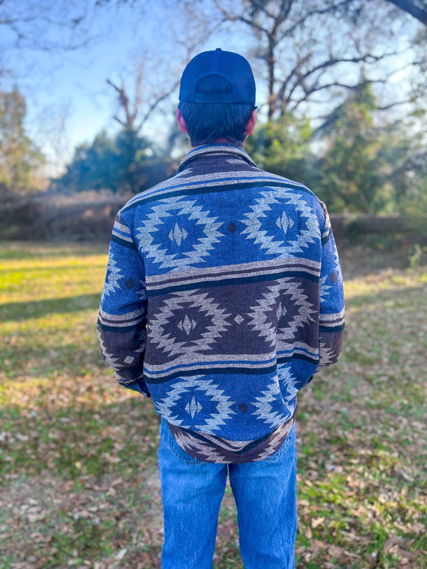 Aztec Jacket in Brown