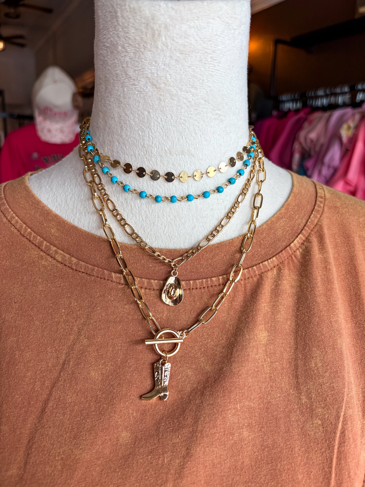 Cowgirl Stacked Necklace