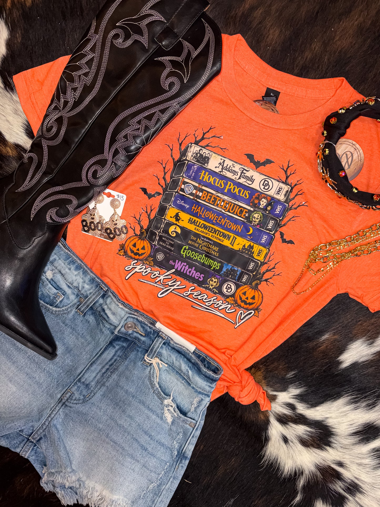 Spooky VHS Tee