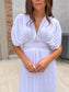 Santorini Nights Dress in White