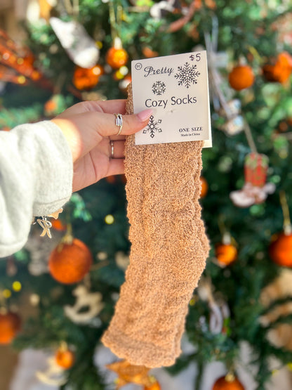 Stevie Fuzzy Socks