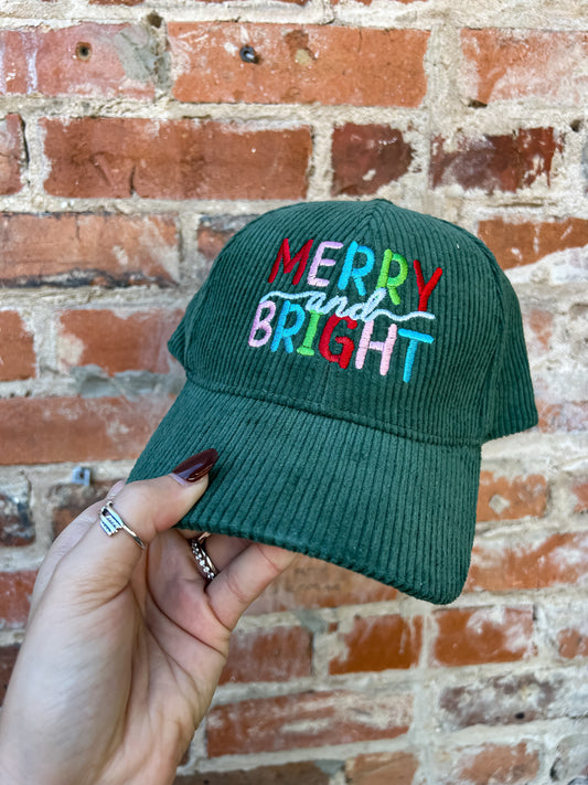 Merry And Bright Corduroy Hat