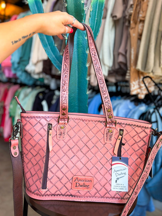 Pink Prairie Tote