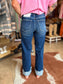 Midnight Strut Cuffed Jean