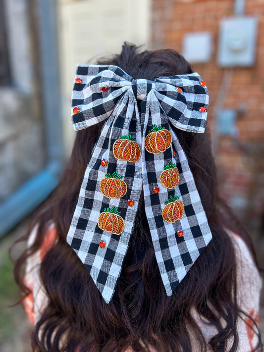 Falling For You Barrette Hairbow