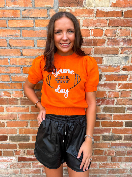 Game Day Puff Sleeve Top