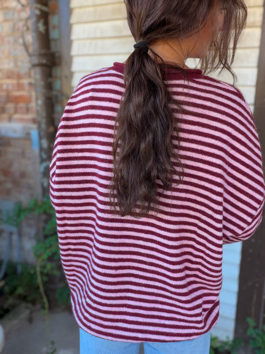 Cabernet Cozy Sweater