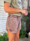Slow Sunday Shorts in Brown