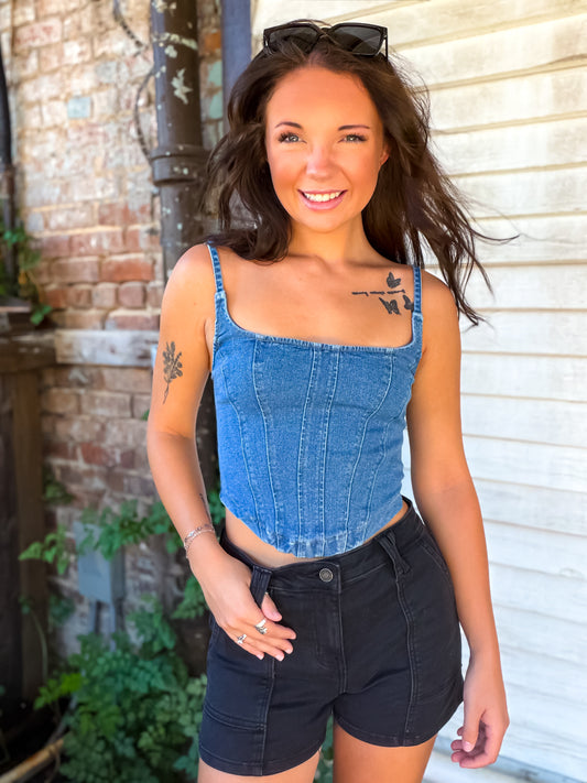 Blue Jean Baby Tank