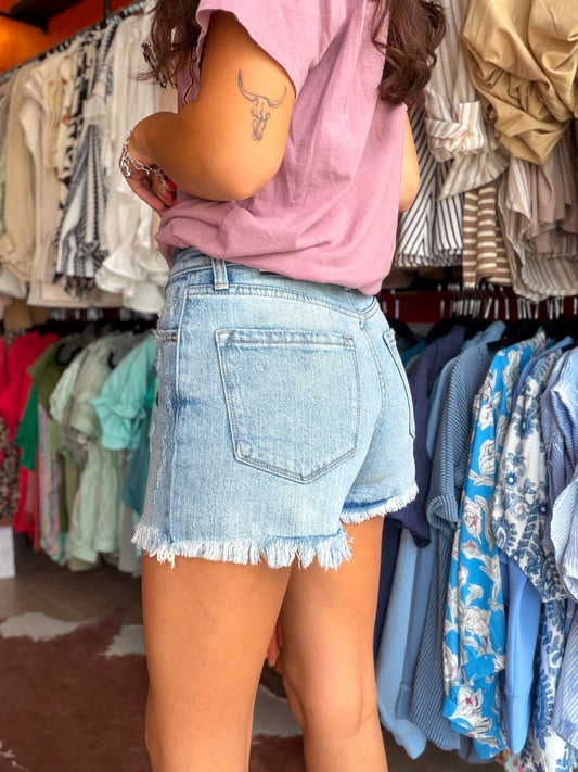 Backyard Beauty Mom Shorts