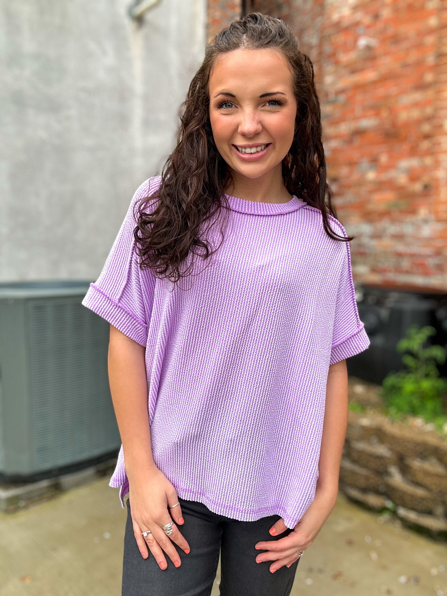 Sweet Escape Top in Lavender