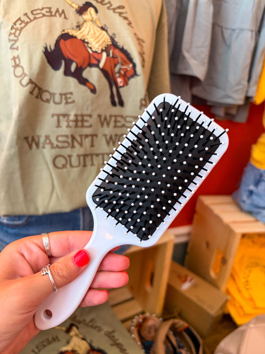 Cowgirl Charm Hairbrush