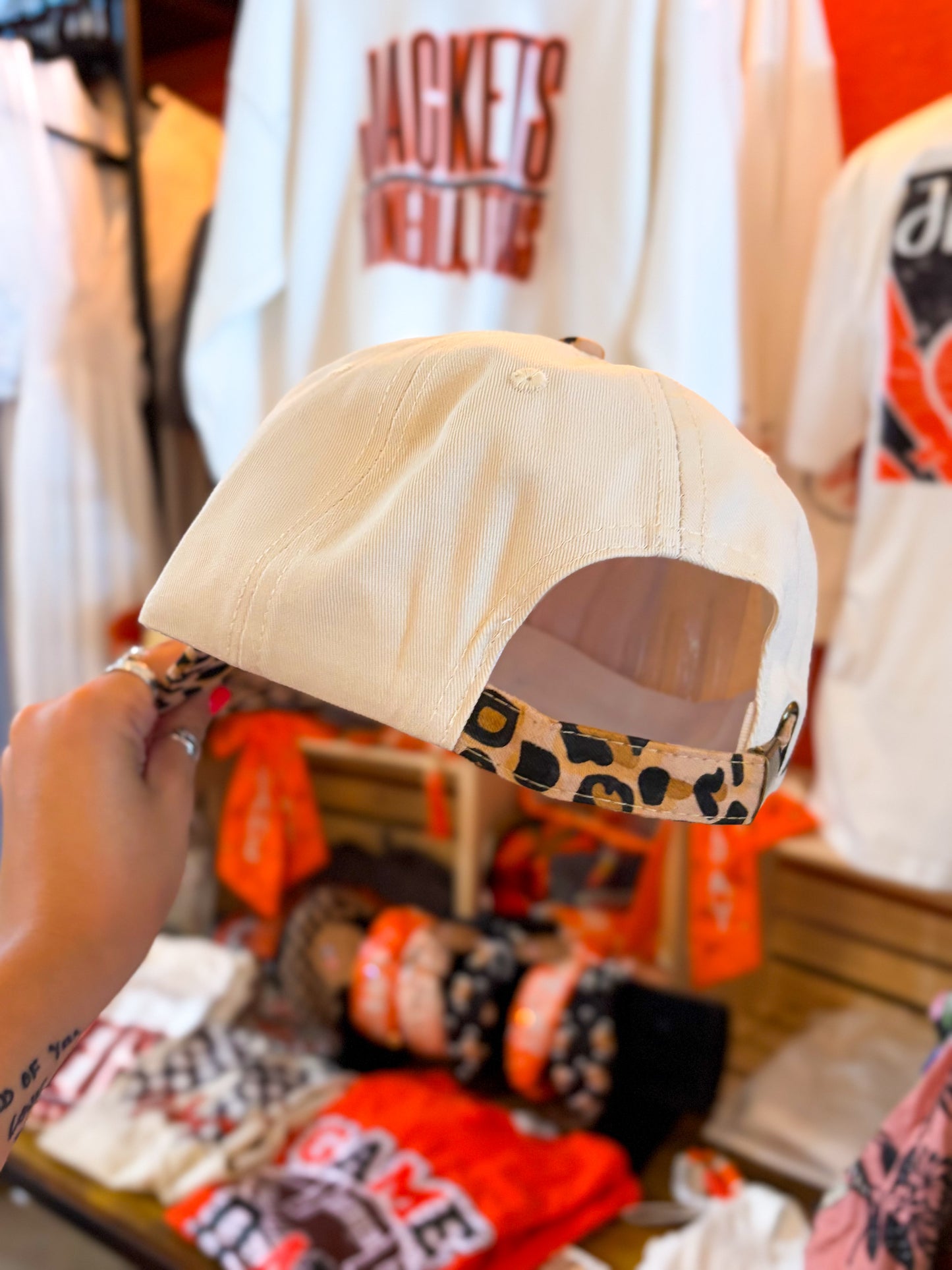 Cheetah Game Day Hat
