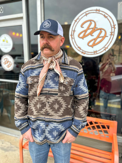 Aztec Jacket in Brown