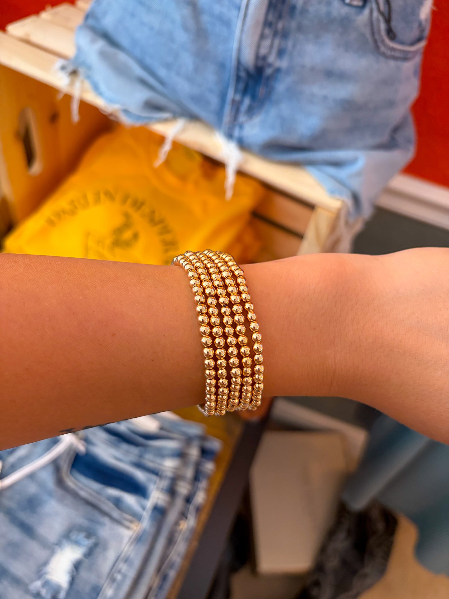 Gold as Gold Bracelet Stack
