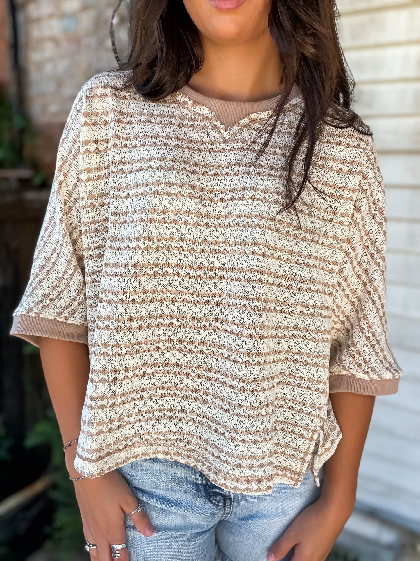 Stay Awhile Knit Top