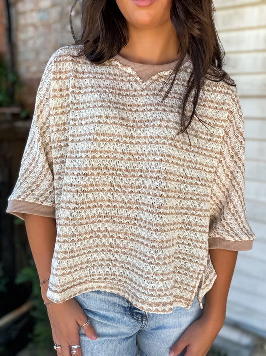 Stay Awhile Knit Top