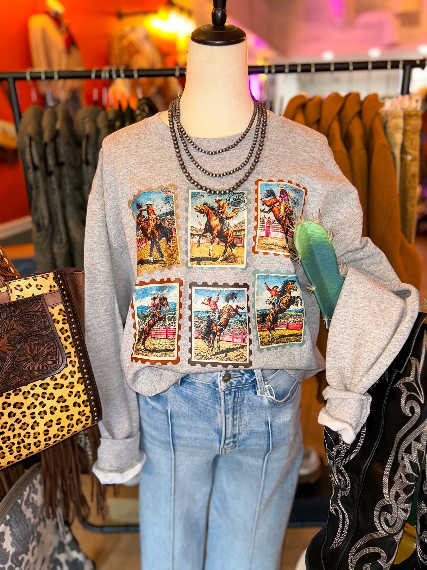 Retro Bronc Rider Crew