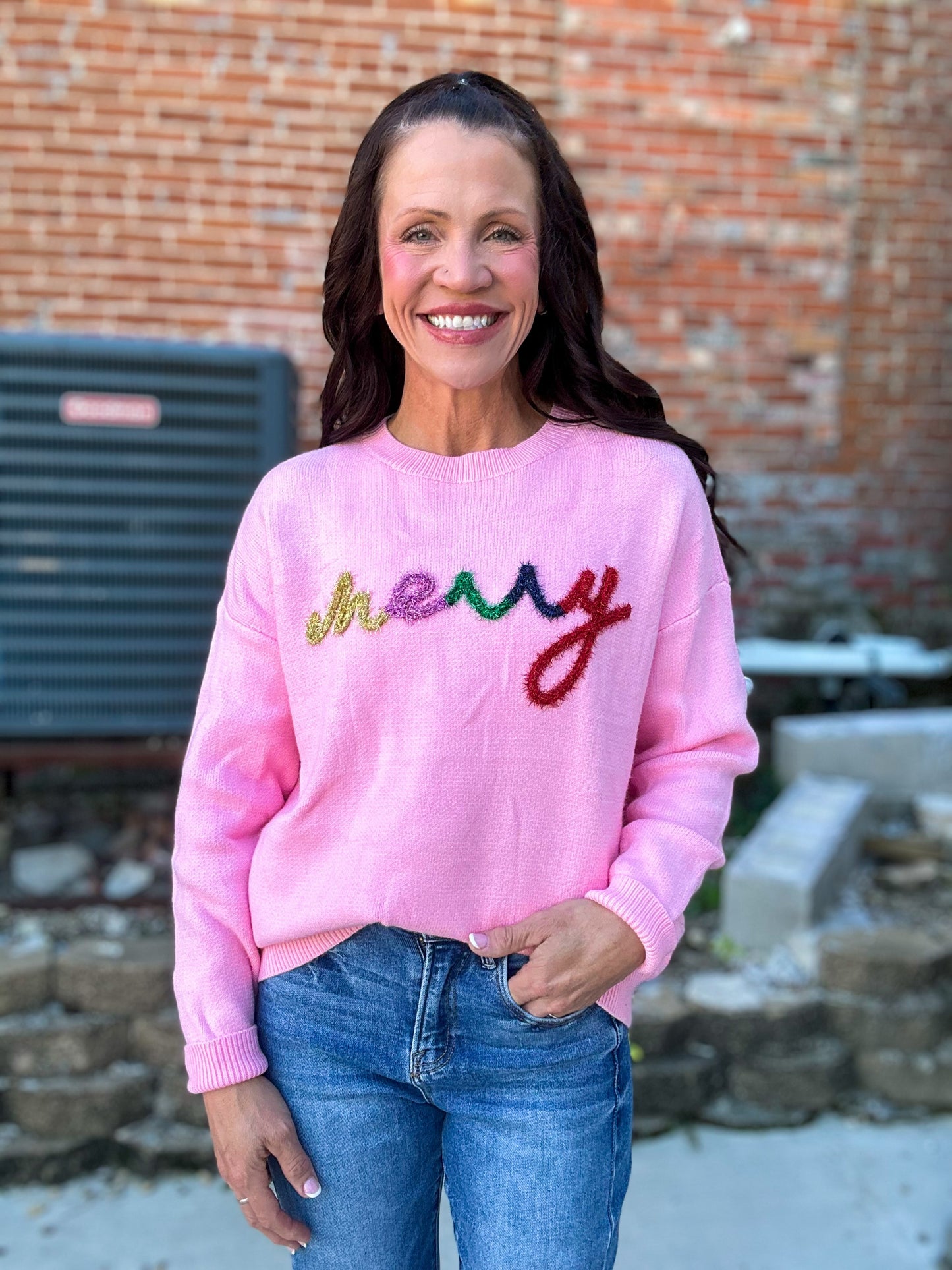 Merry Tinsel Sweater